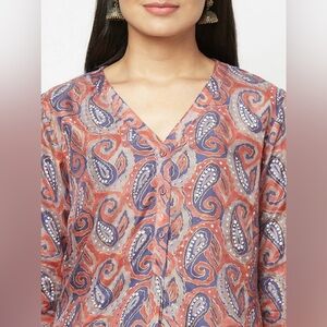 Fabindia Paisley Tunic Top